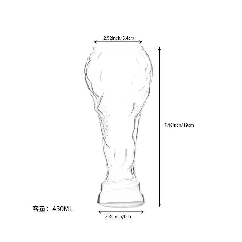 World Cup Trophy Beer Glass – Creative Football Cup Mug